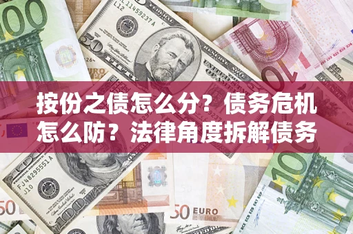 北京按份之债怎么分？债务危机怎么防？法律角度拆解债务分配与风险自保指南