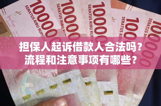 北京担保人起诉借款人合法吗？流程和注意事项有哪些？