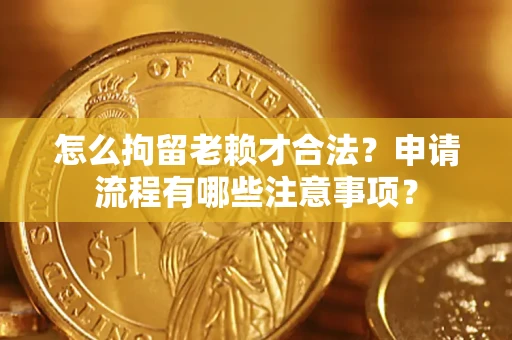 北京怎么拘留老赖才合法？申请流程有哪些注意事项？