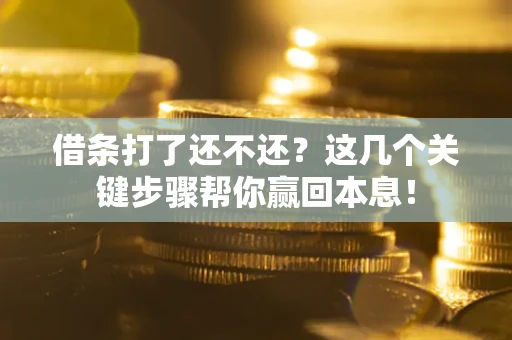 北京借条打了还不还？这几个关键步骤帮你赢回本息！