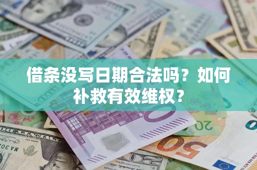 北京借条没写日期合法吗？如何补救有效维权？