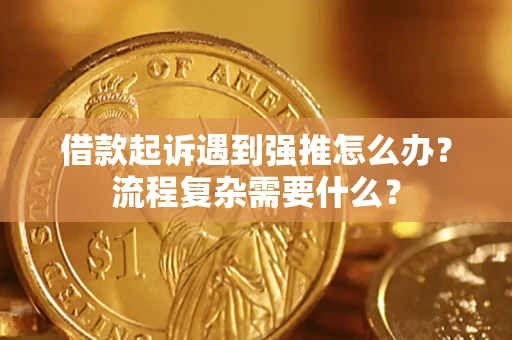 北京借款起诉遇到强推怎么办？流程复杂需要什么？