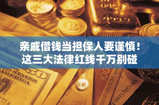 北京亲戚借钱当担保人要谨慎！这三大法律红线千万别碰