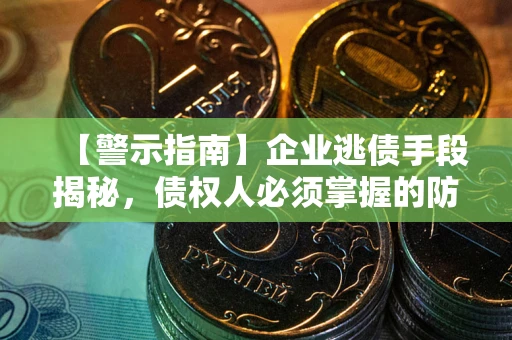 北京【警示指南】企业逃债手段揭秘，债权人必须掌握的防坑宝典