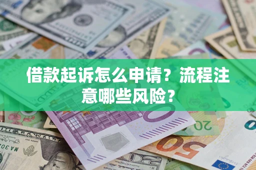 北京借款起诉怎么申请？流程注意哪些风险？