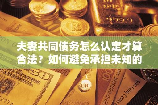 北京夫妻共同债务怎么认定才算合法？如何避免承担未知的债务风险？